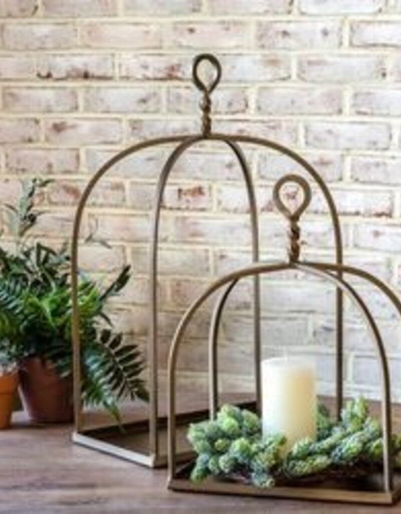 Ant. Brass Iron Displayer