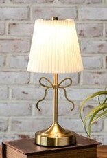 12" Gold Bow Accent LED Lamp