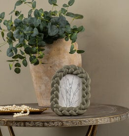 Taupe Braided Picture Frame