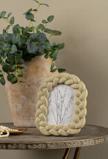 Beige Braided Photo Frame