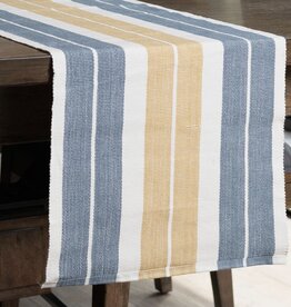 Black stripe table runner