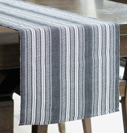 Black Stripe Table Runner