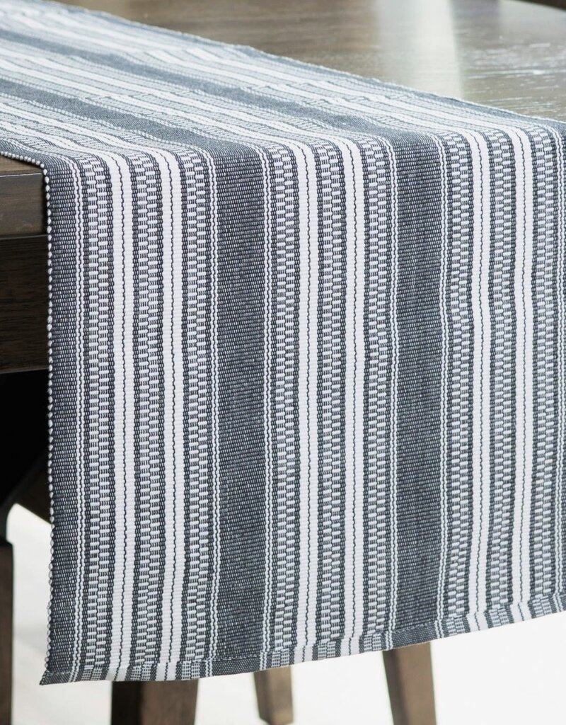 Black Stripe Table Runner