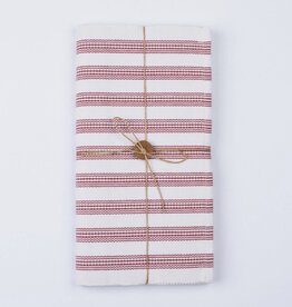 White & Red Stripe Runner