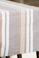 Tan Stripe Table Runner
