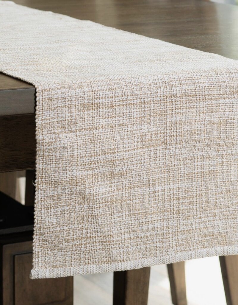 Tan Textured Table Runner