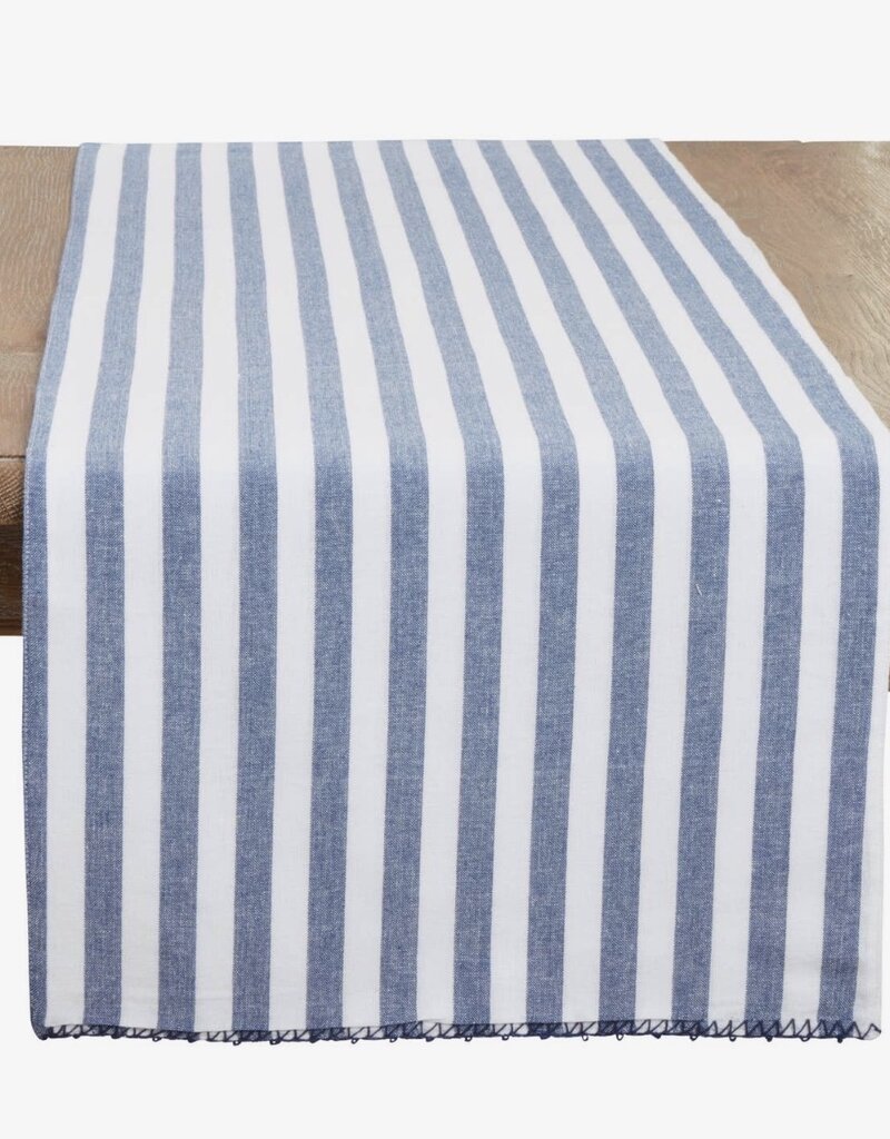 Soothing Stripes Table Runner, Blue