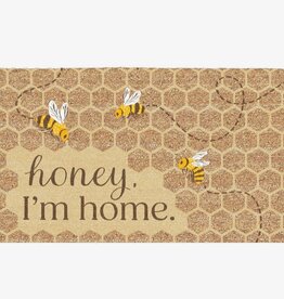 Honeycomb Im Home Doormat