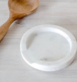 White Marble Spoon Rest