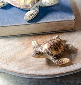 3.9" Gold Sea Turtle