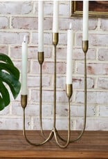 Brass 5 Head Candelabra