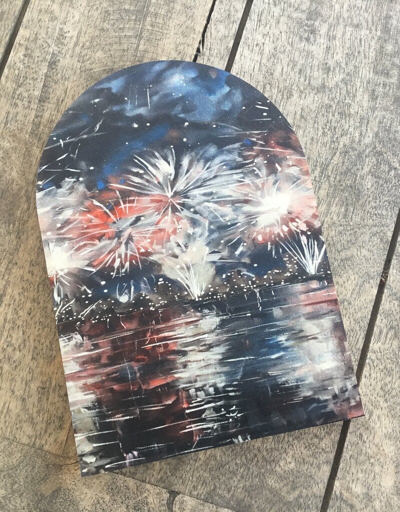 Vintage Fireworks, Arch, 5x7