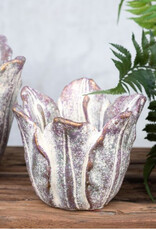 4.75" Oxi Copper Flower Planter