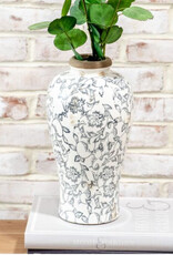 12" Heirloom Plum Vase