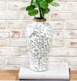 12" Heirloom Plum Vase