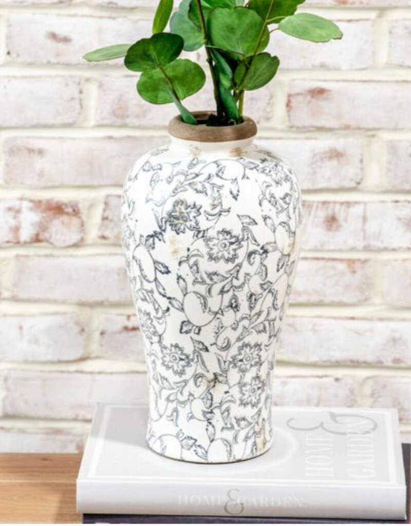 12" Heirloom Plum Vase