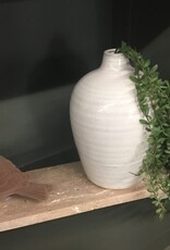 7.3" Modern White Vase