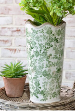 12.25" Verte Heirloom Vase