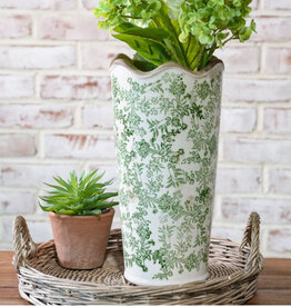 12.25" Verte Heirloom Vase