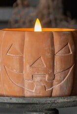 3.75" Orange JOL 3D Flame Candle