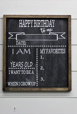 Double Sided Back to School/Birthday Sign