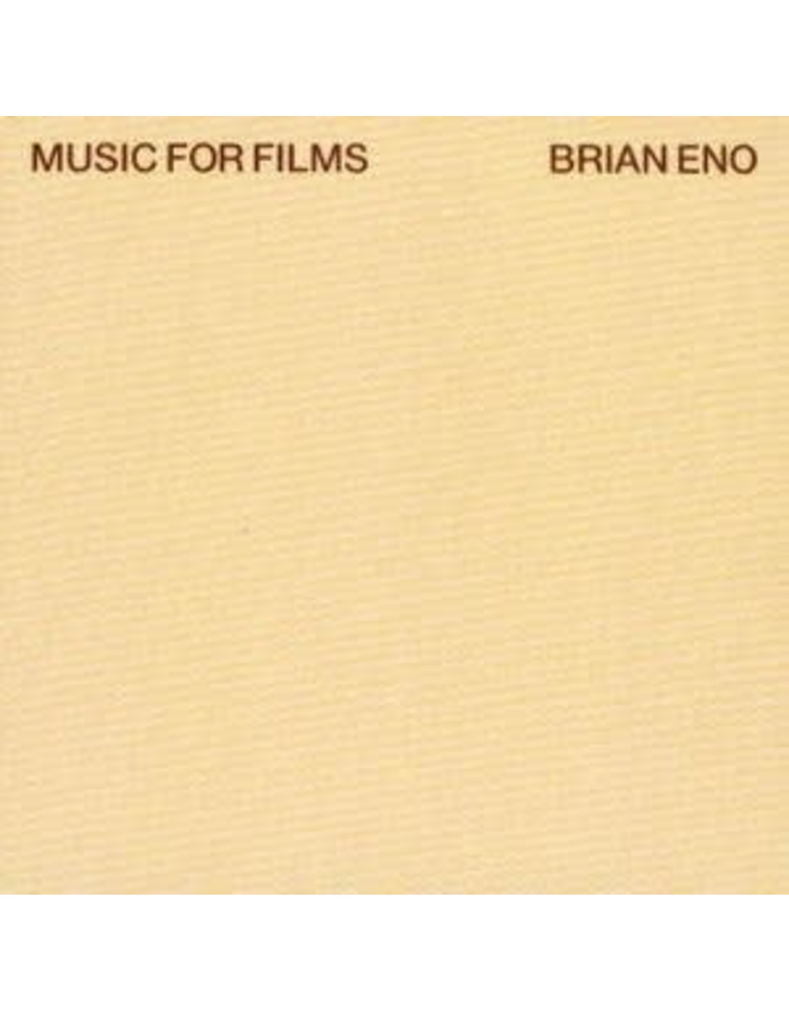 Astralwerks Eno, Brian: Music for Films LP