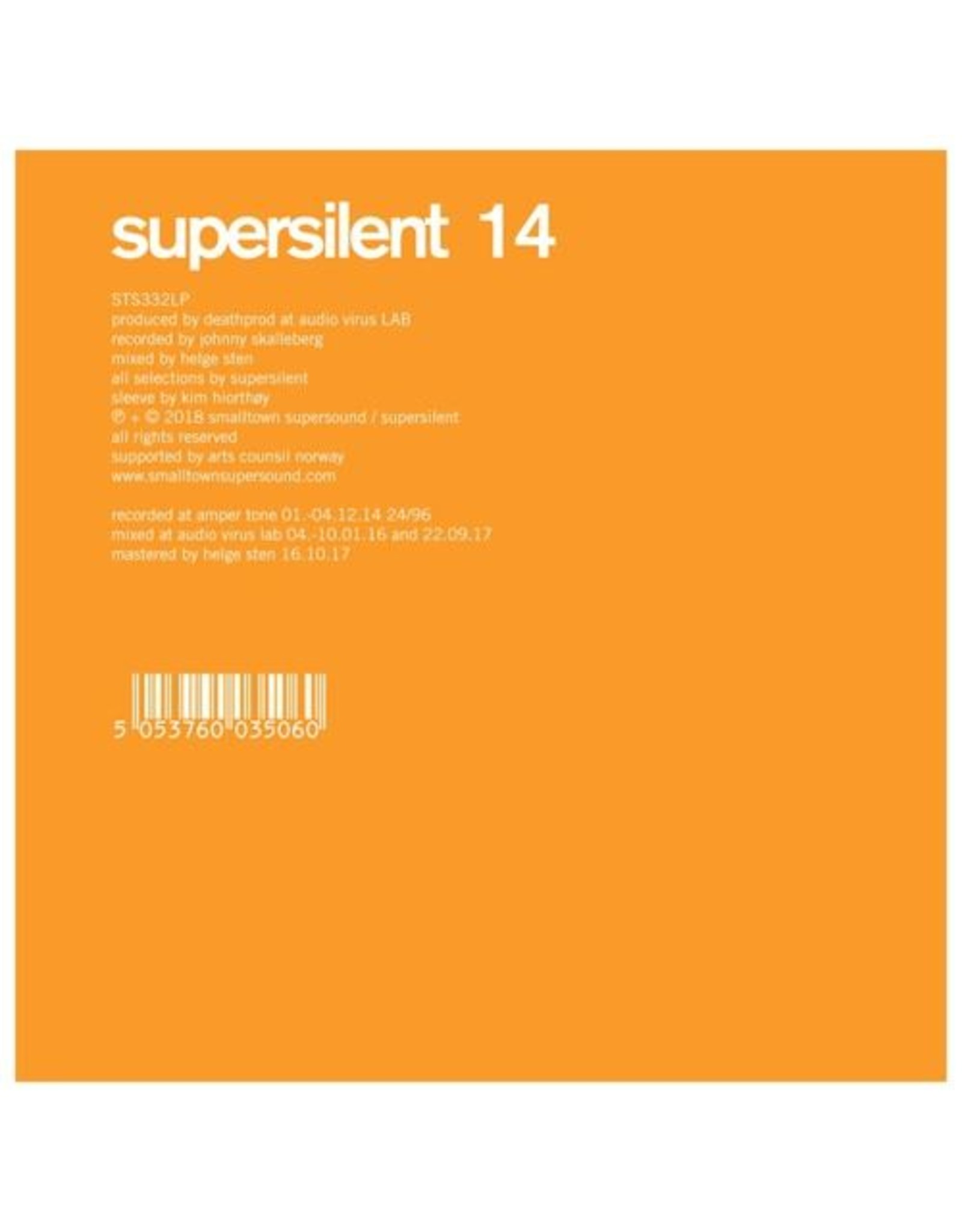Smalltown Supersound Supersilent: 14 LP