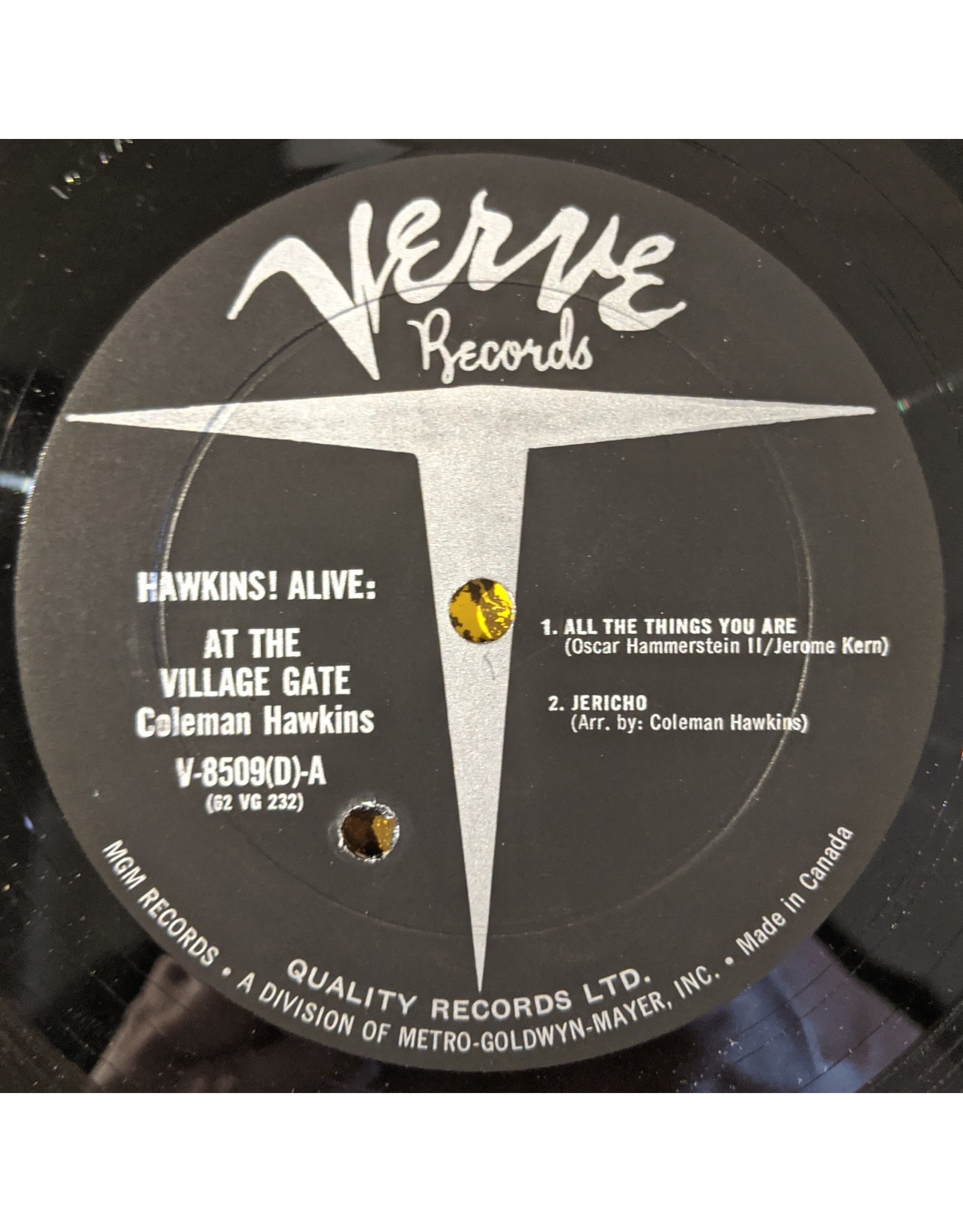 USED: Coleman Hawkins: Hawkins! Alive! At the Village Gate LP
