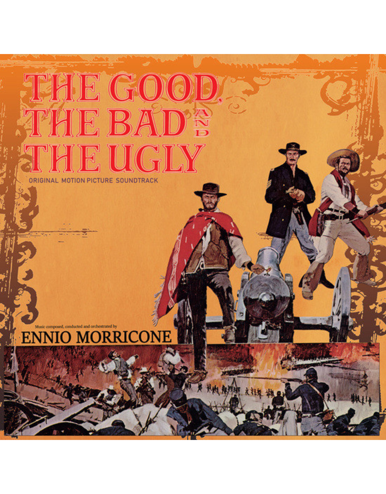 Morricone Ennio The Good The Bad The Ugly LP Listen Records