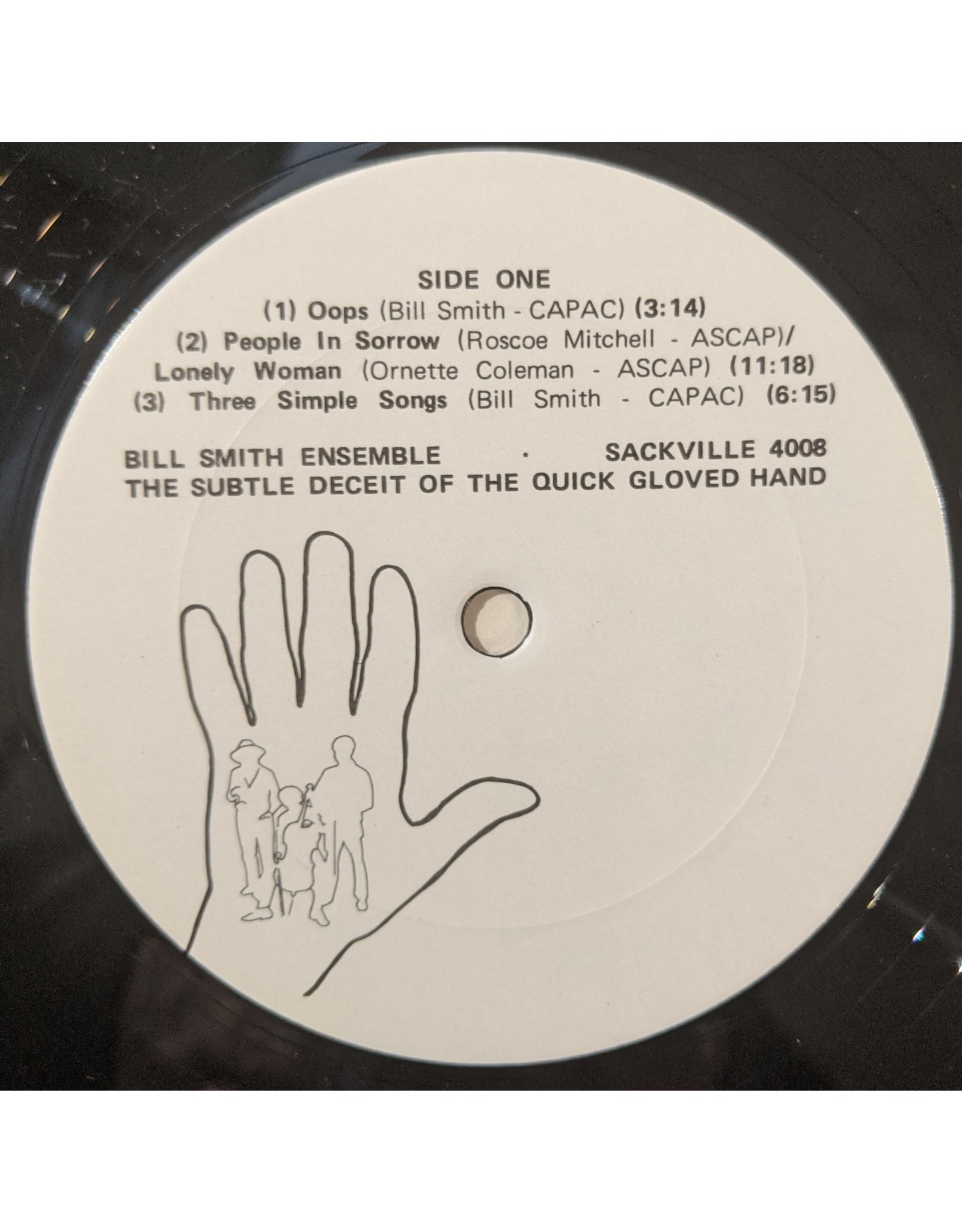 USED: Bill Smith Ensemble: The Subtle Deceit of the Quick Gloved Hand LP