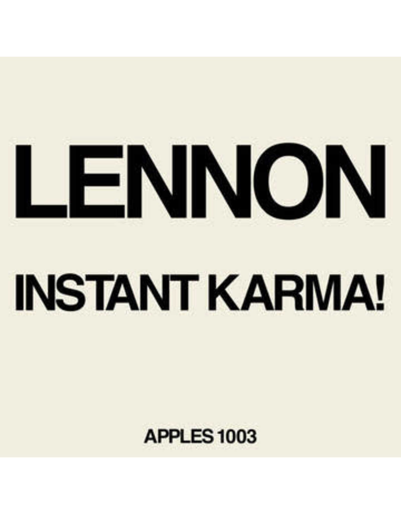 Capitol Lennon, John: 2020RSD - Instant Karma 7"