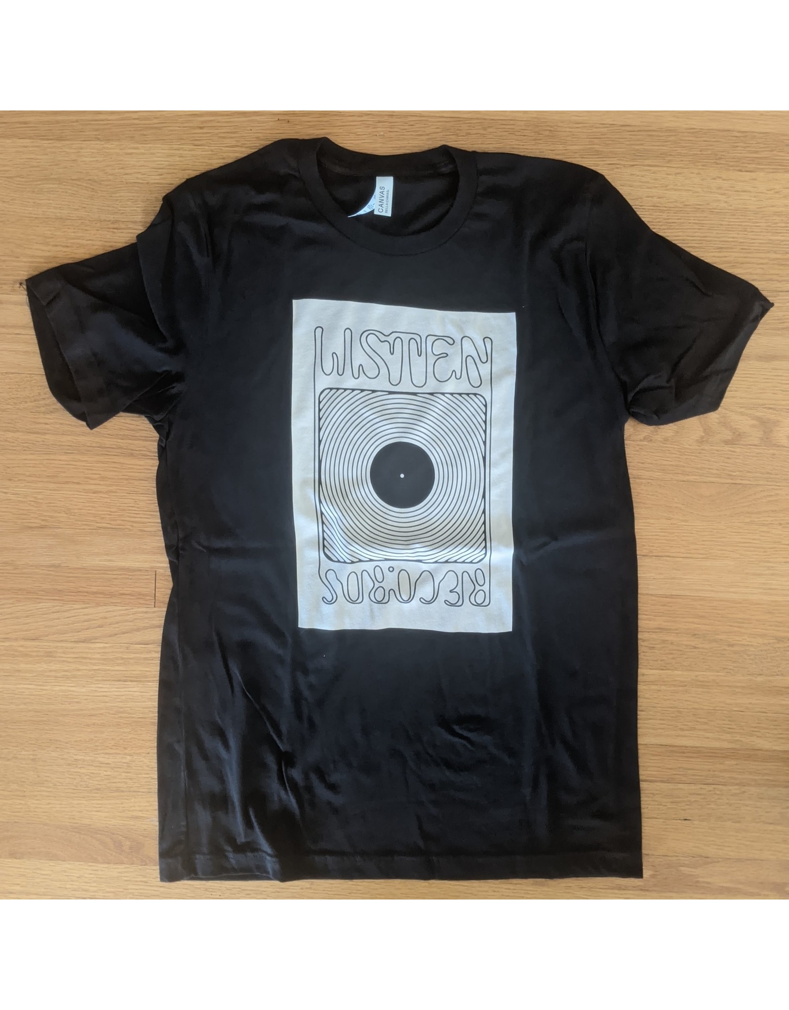 Listen Listen Black/White Block Tee