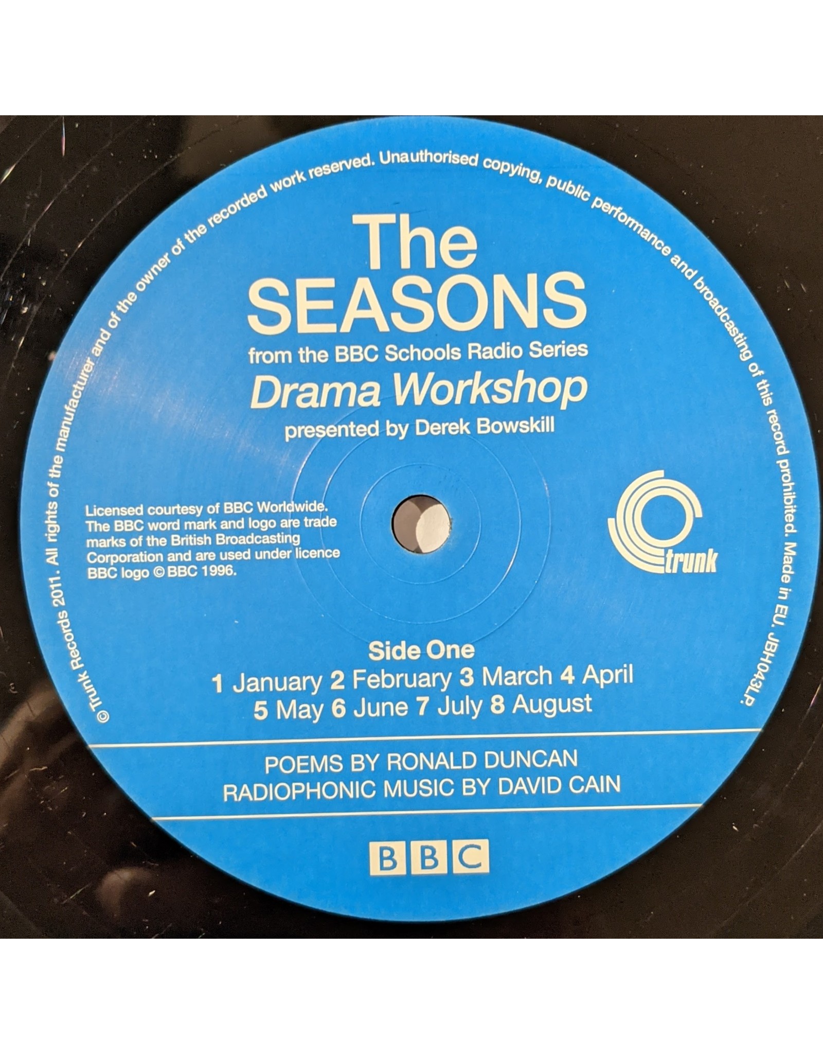 USED: David Cain: The Seasons LP