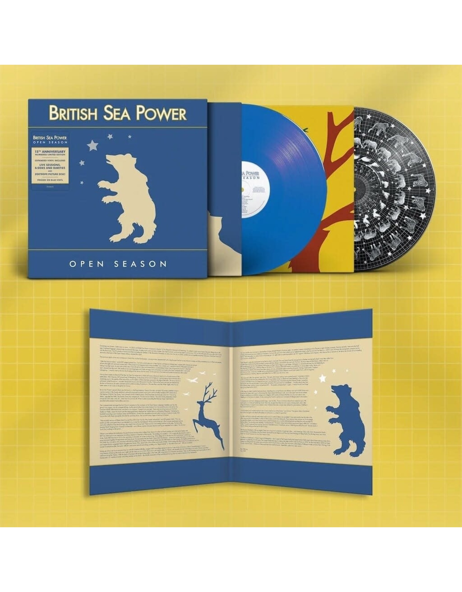 Rough Trade British Sea Power: Open Season (2LP/1colour & 1pic disc Zoetrope) LP
