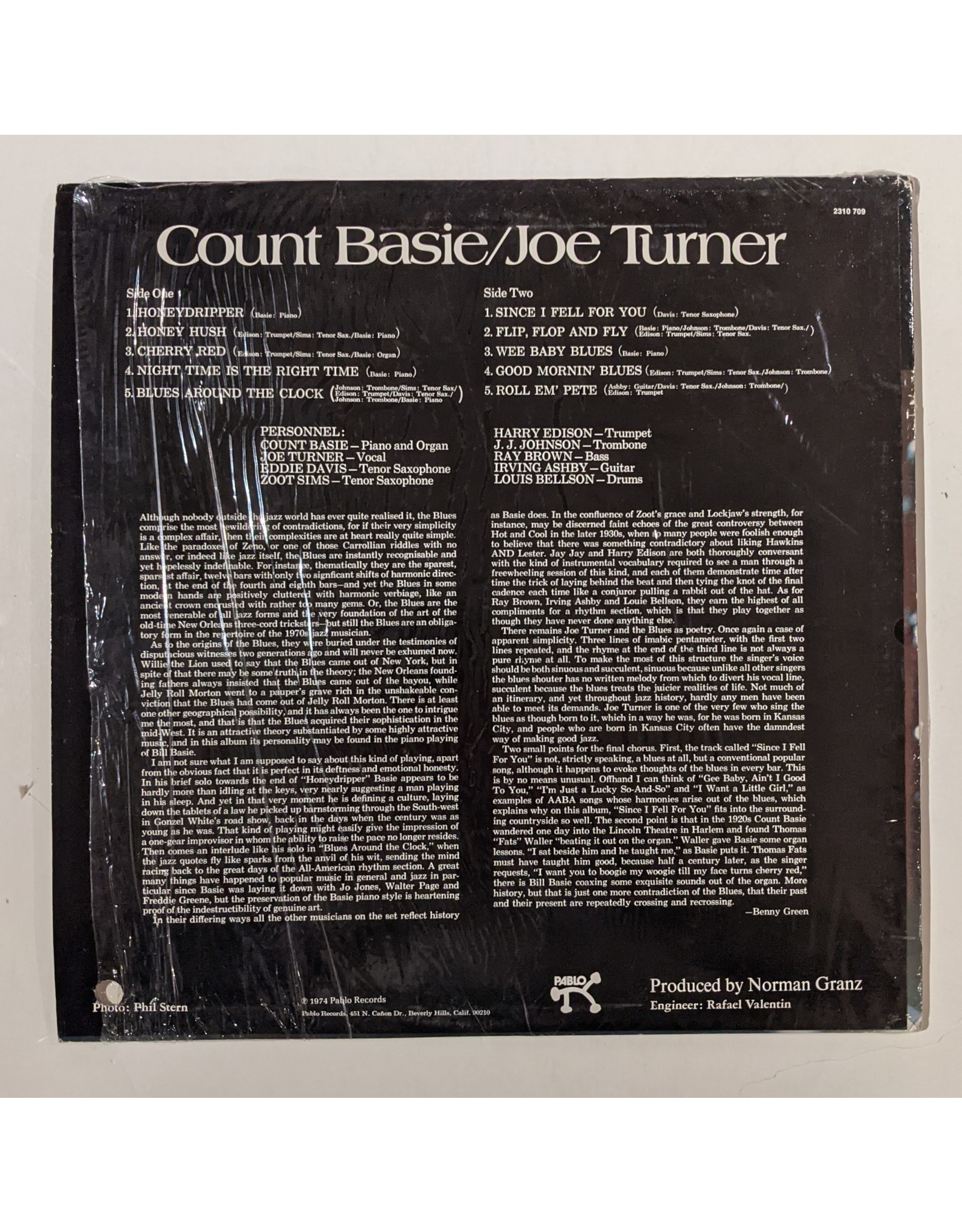 USED: Joe Turner/Count Basie: The Bosses LP
