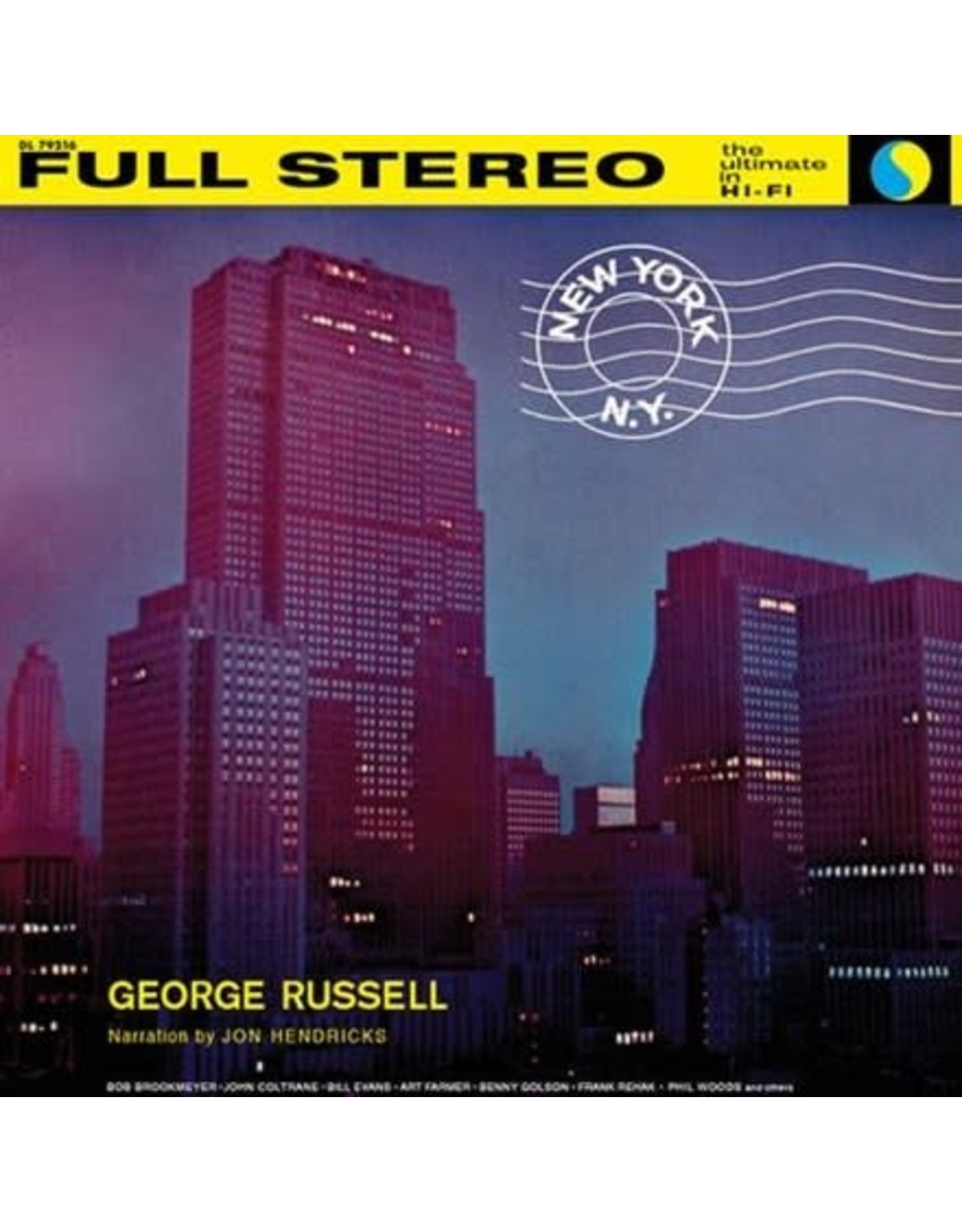 Verve Russell, George: New York, N.Y. (Acoustic Sounds Series/1959) LP