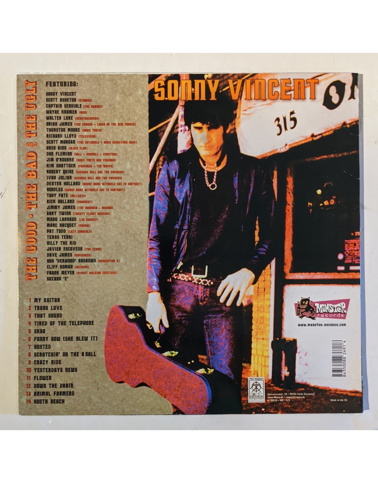 USED: Sonny Vincent: The Good, The Bad, and The Ugly LP