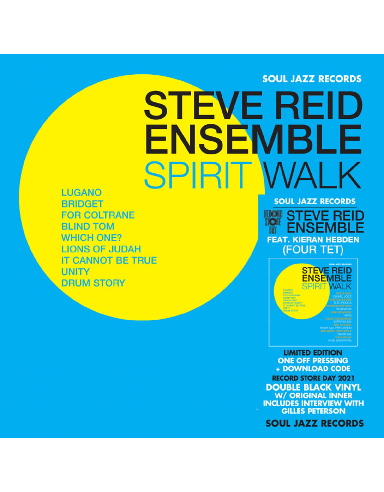Soul Jazz Reid Ensemble, Steve: 2021RSD2 - Spirit Walk LP