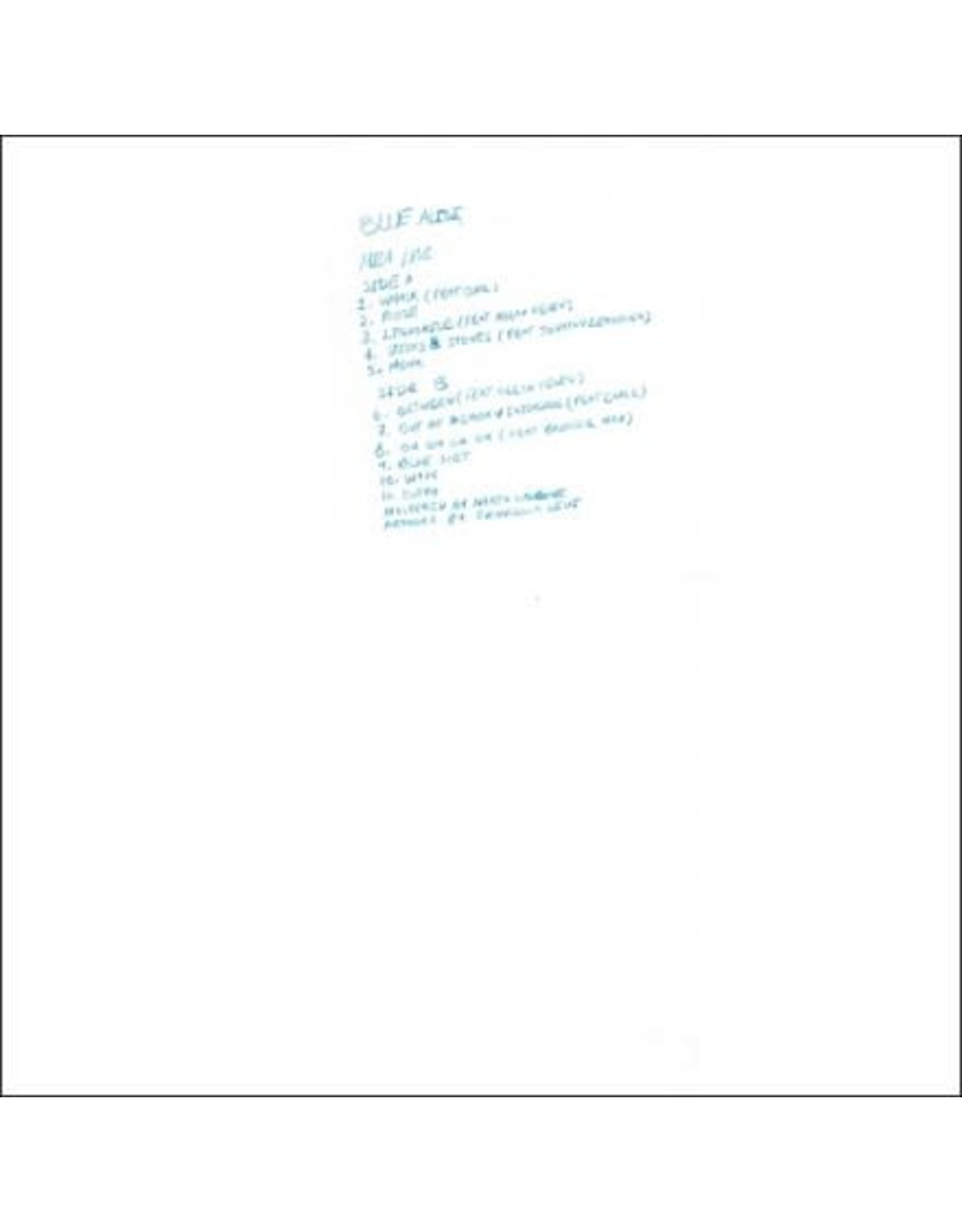 Self Release Levi, Mica: Blue Alibi LP