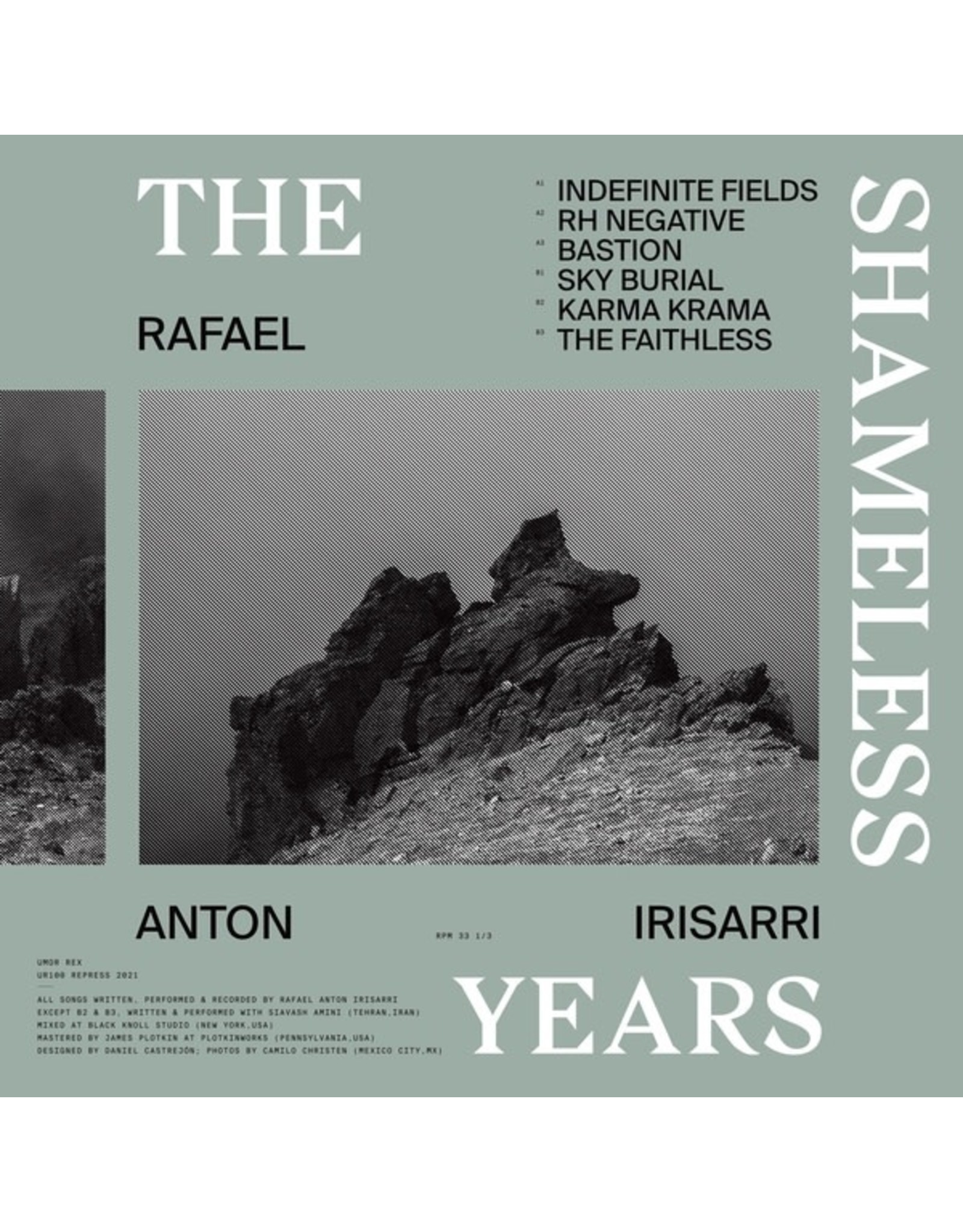 Umor Rex Irisarri, Rafael Anton: Shameless Years LP