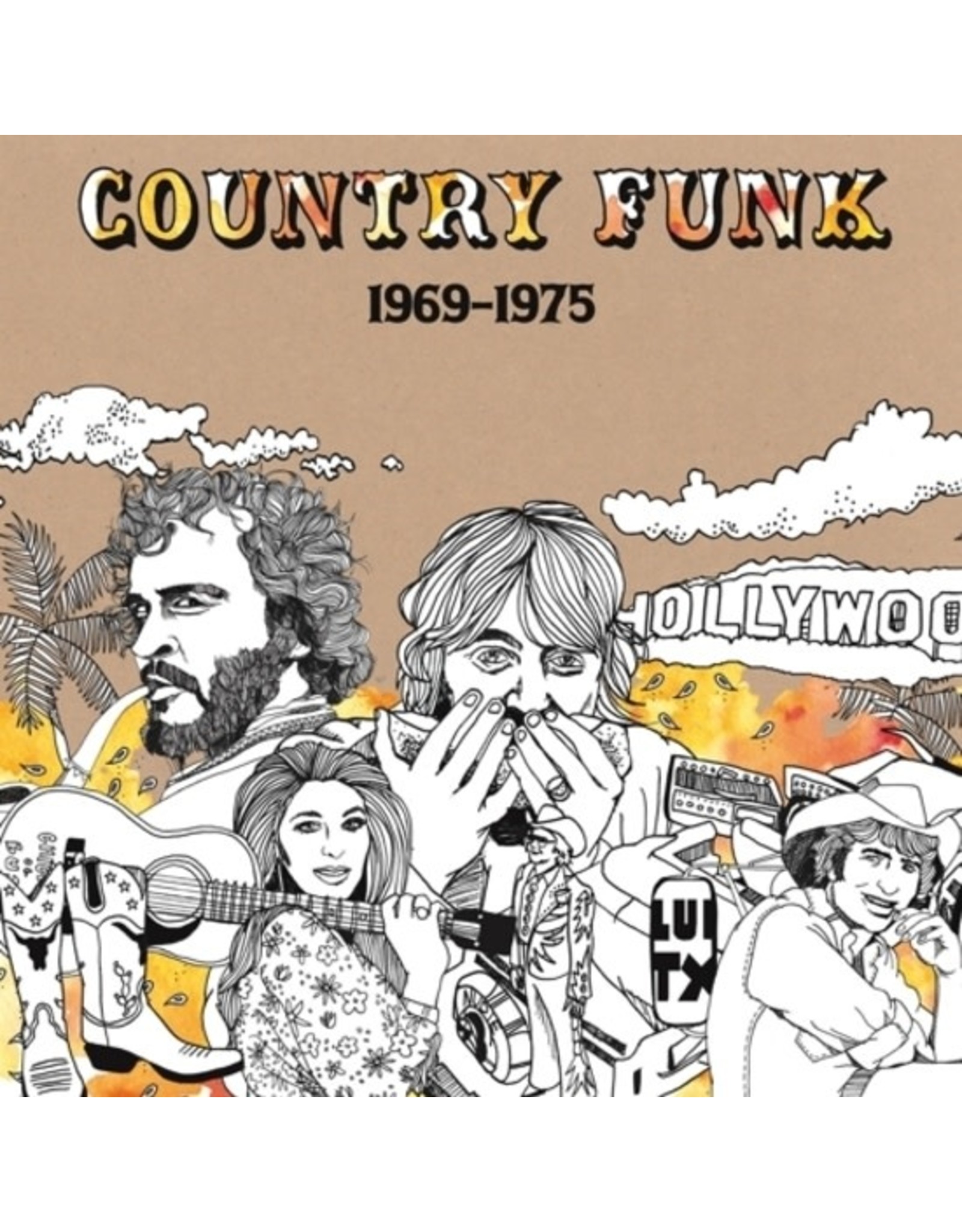 Light in the Attic Various: Country Funk 1969 - 1975 (Orange) LP
