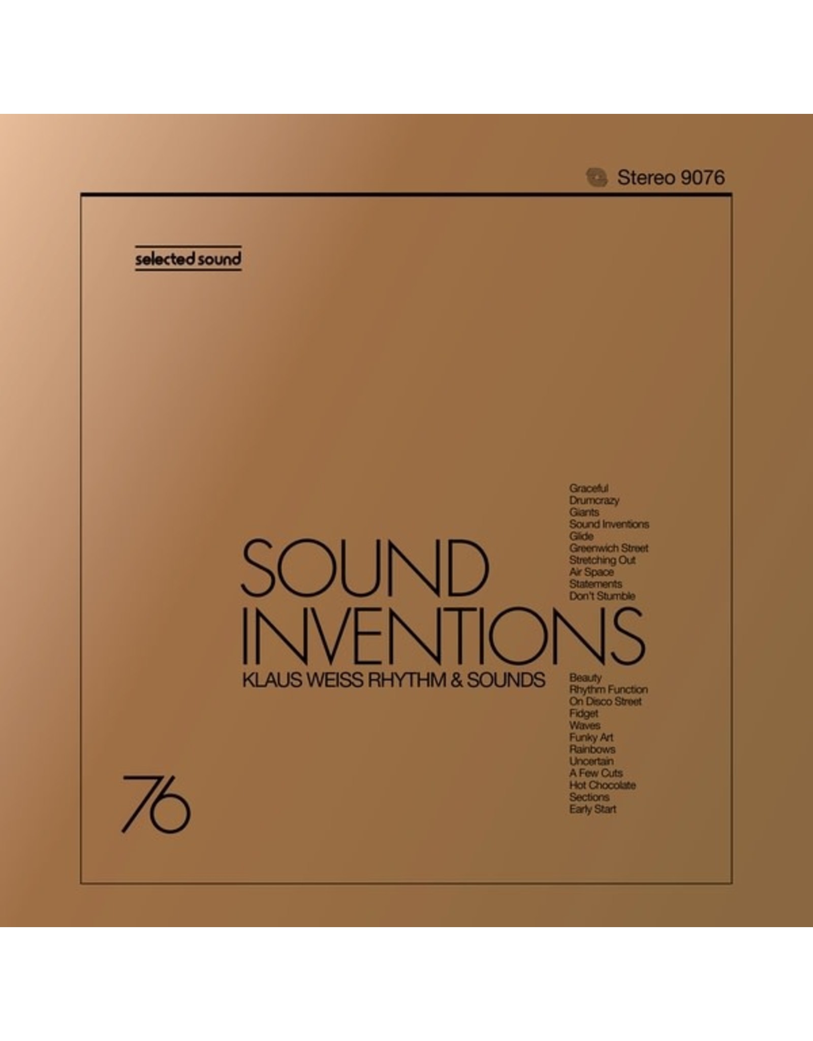 Be With Weiss, Klaus Rhythm and Sounds: Sound Inventions LP