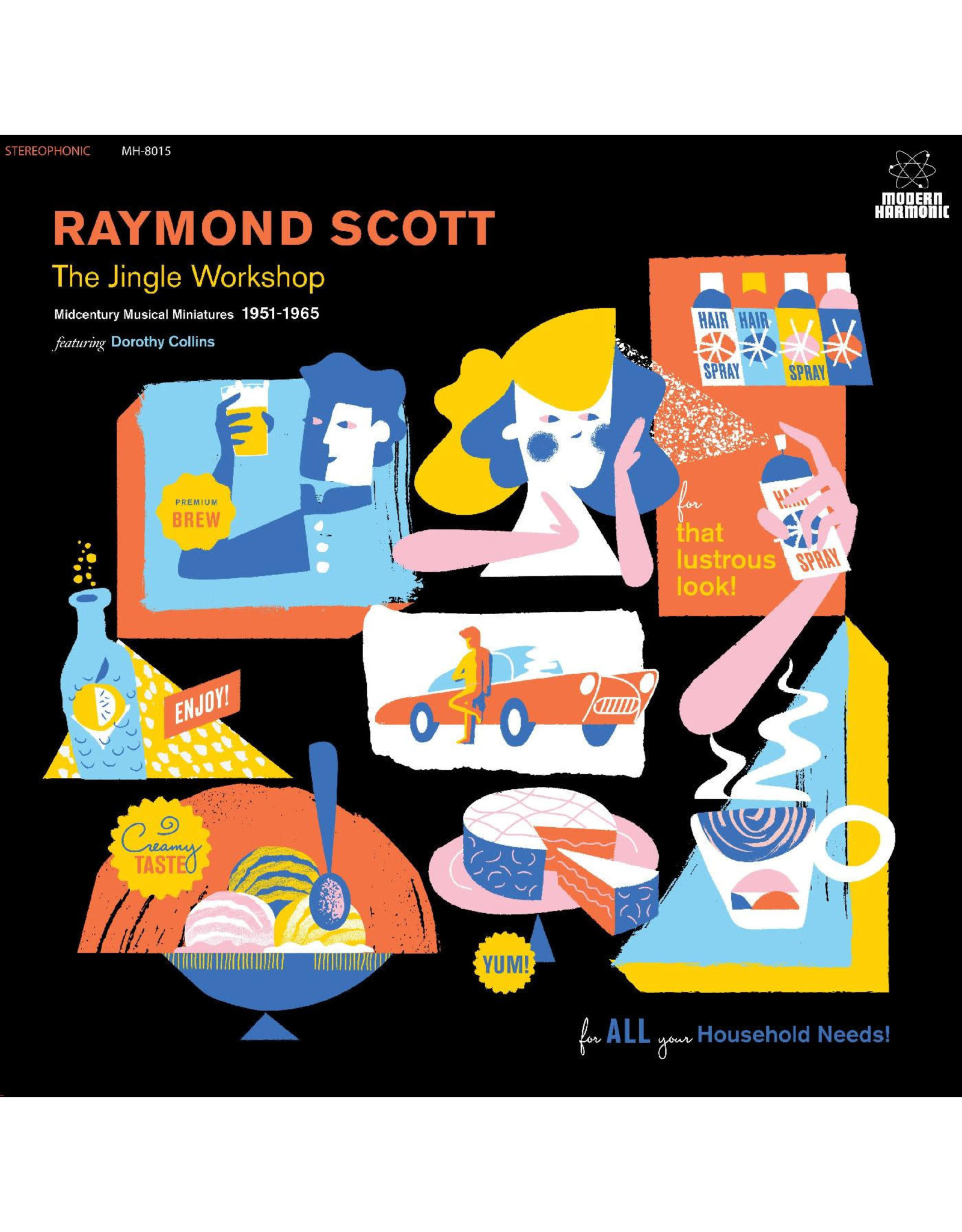 Modern Harmonic Scott, Raymond: The Jingle Workshop: Midcentury Musical Miniatures 1951-1965 (CLEAR VINYL) LP