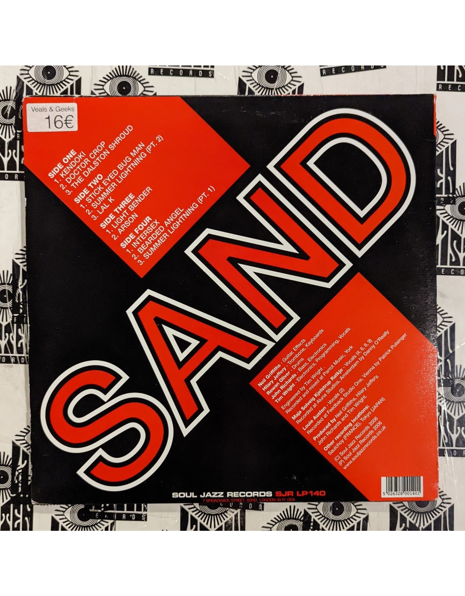 USED: Sand: The Dalston Shroud LP