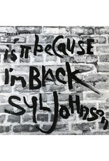 Numero Johnson, Syl: Is It Because I'm Black (grey & black swirl) LP