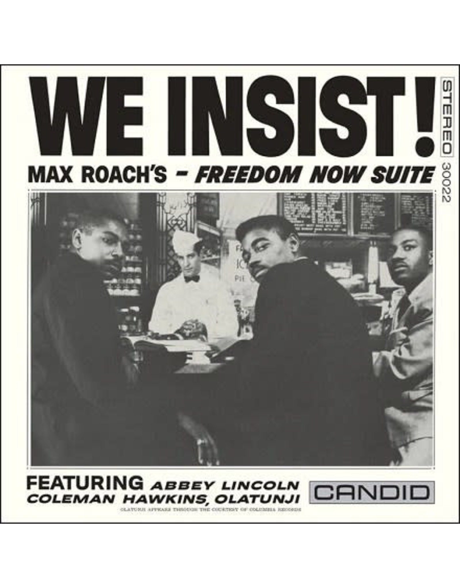 candid Roach, Max: We Insist! Max Roach's Freedom Now Suite (remastered) LP