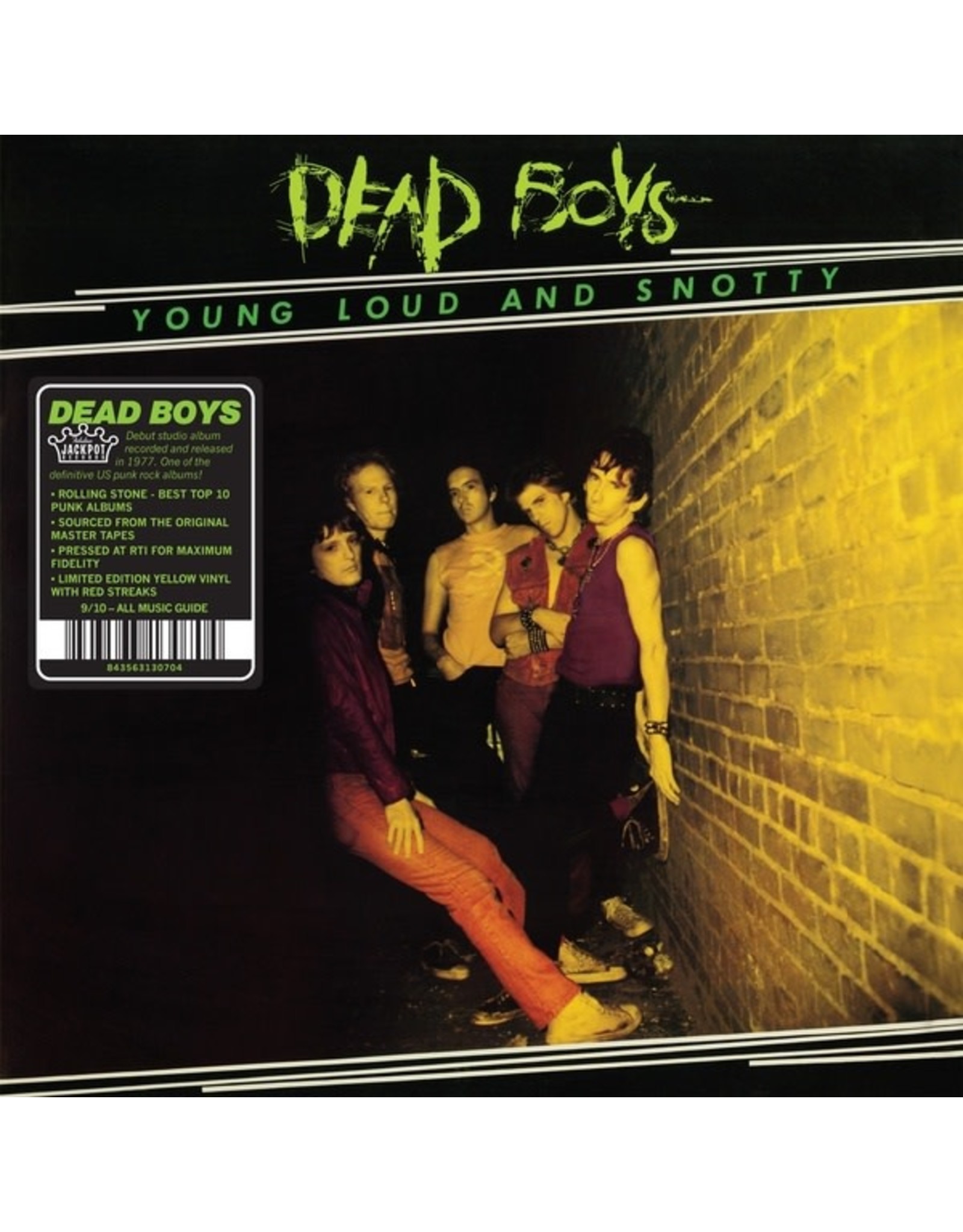 Jackpot Dead Boys: Young, Loud And Snotty (yellow with red streaks) LP