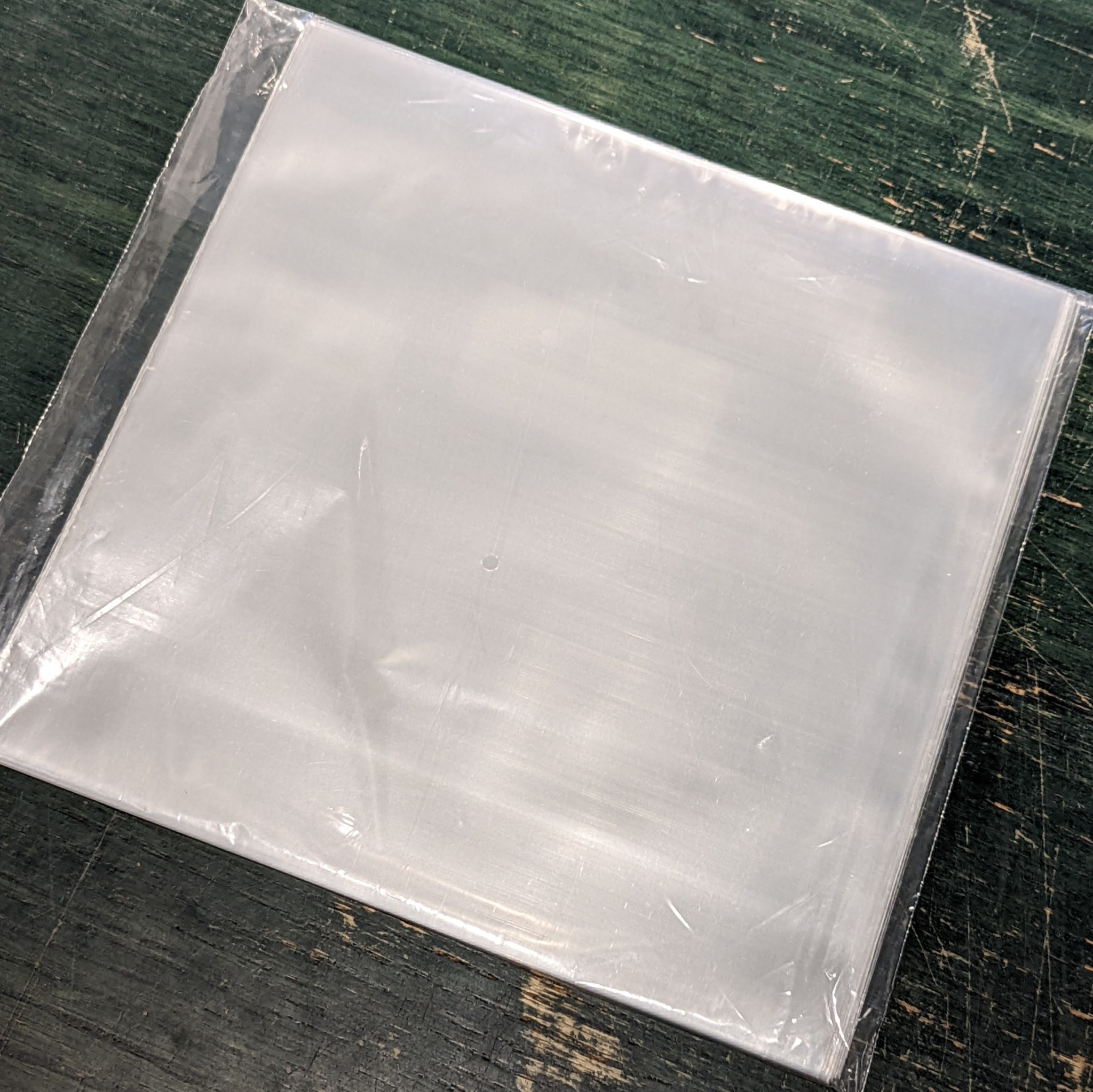 Vinyl Provisions Clear Outer Record Sleeves - 3.0 mil Polyethylene