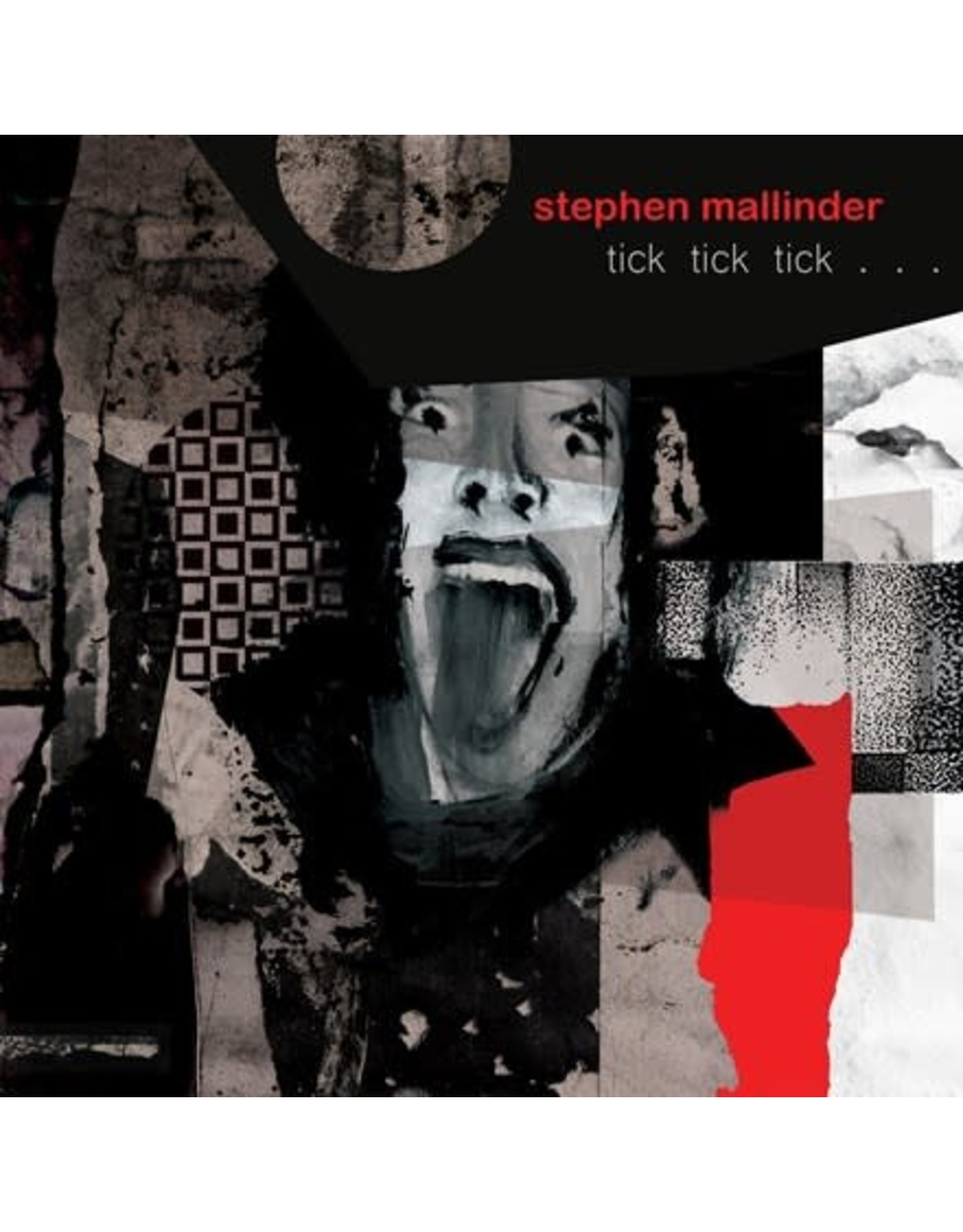 Dais Mallinder, Stephen: tick tick tick (black-in-red) LP