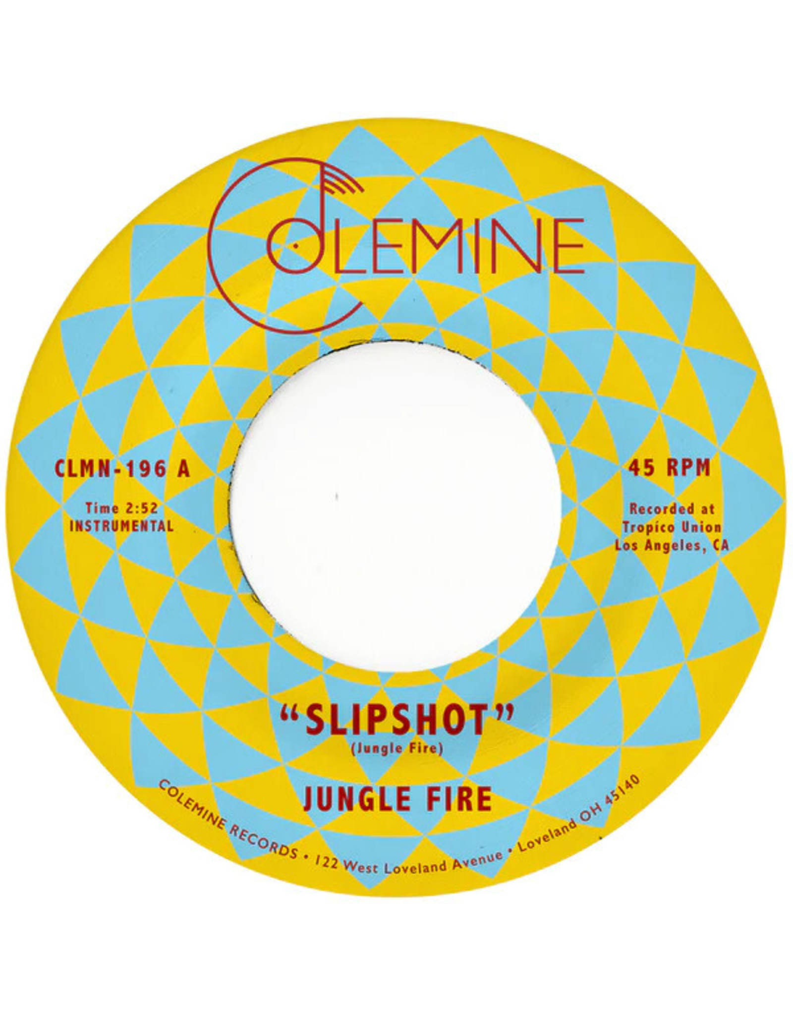 Colemine Jungle Fire: Slipshot (transparent red) 7"